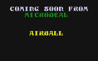 Airball atari screenshot