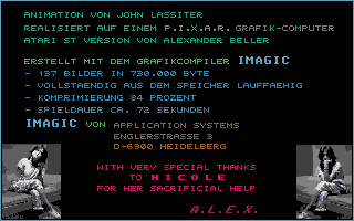 Aladins Lamps (Imagic) atari screenshot