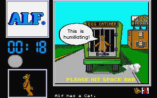 ALF - The First Adventure atari screenshot