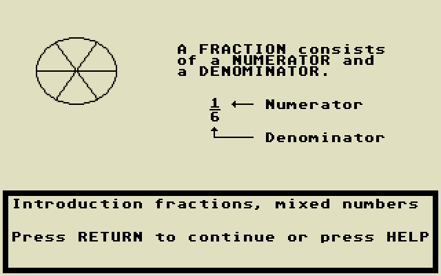 Algebra I - Volume 2 atari screenshot