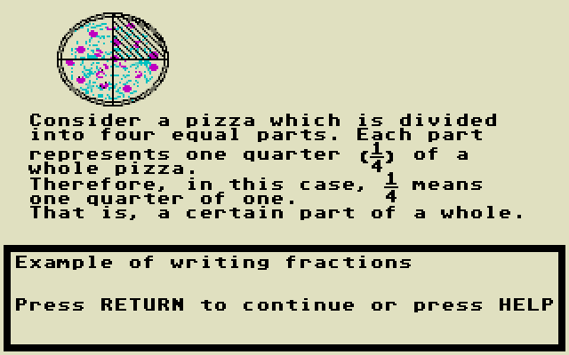 Algebra I - Volume 2 atari screenshot