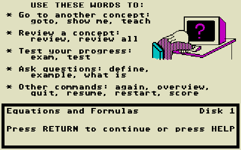 Algebra II - Volume 1 atari screenshot