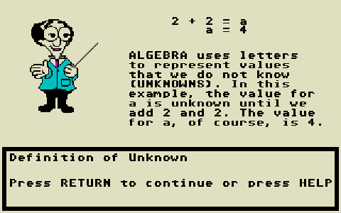 Algebra II - Volume 1 atari screenshot