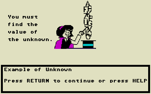Algebra II - Volume 1 atari screenshot