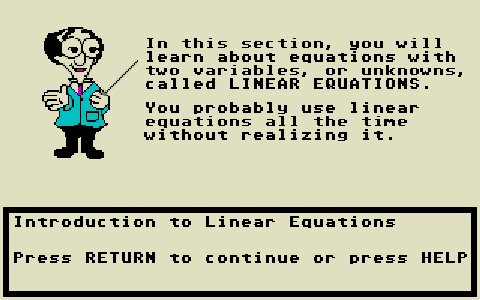 Algebra II - Volume 2 atari screenshot