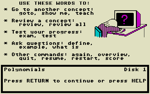 Algebra III - Volume 1 atari screenshot