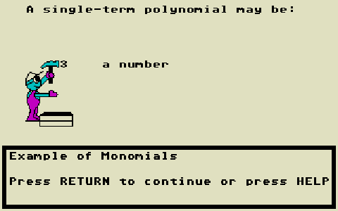 Algebra III - Volume 1 atari screenshot