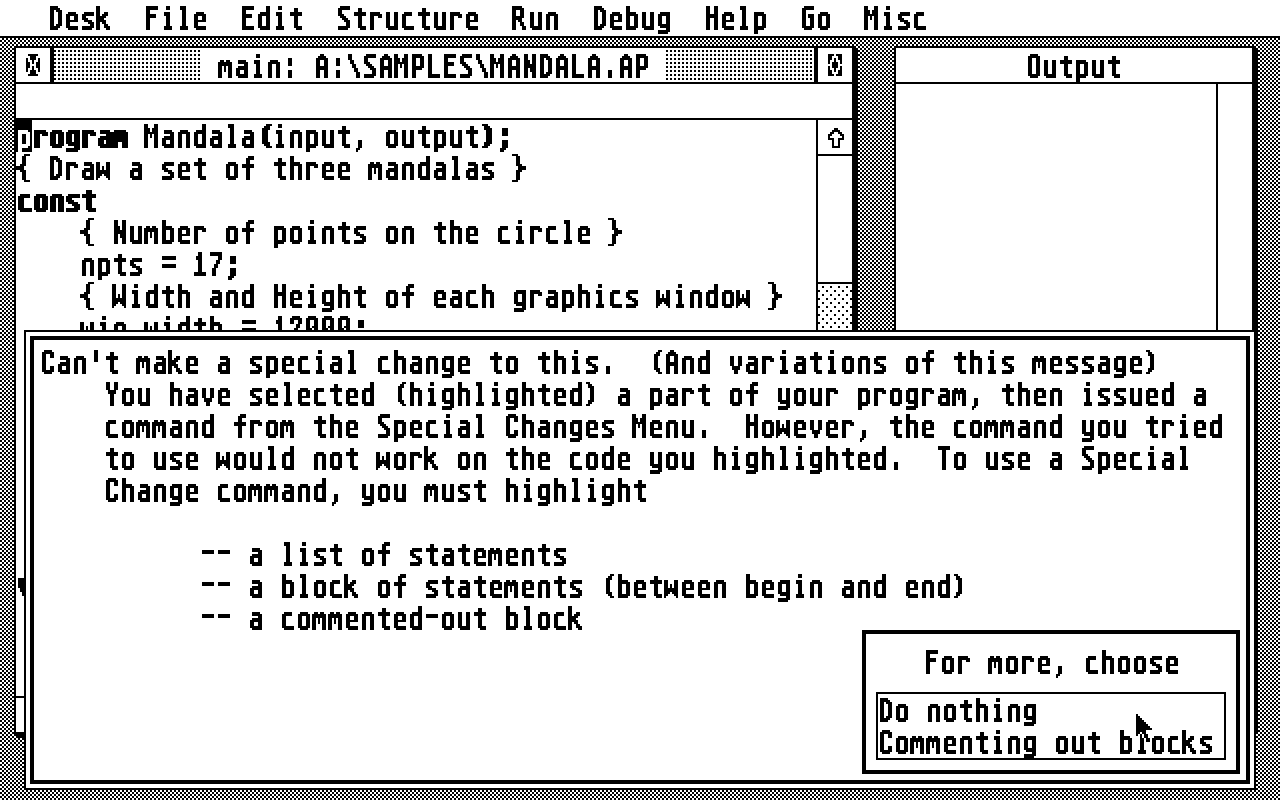 Alice - The Personal Pascal atari screenshot
