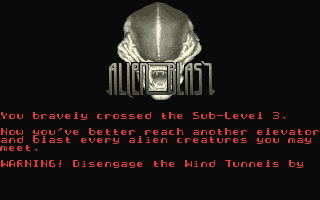 Alien Blast atari screenshot