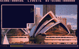 Alien Blockade atari screenshot