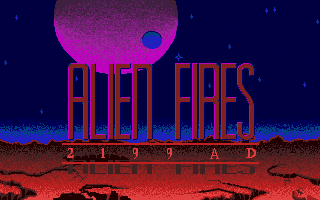 Alien Fires 2199 AD atari screenshot