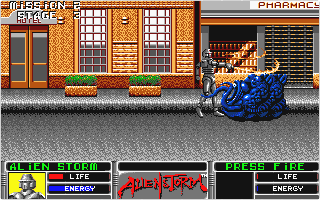 Alien Storm atari screenshot