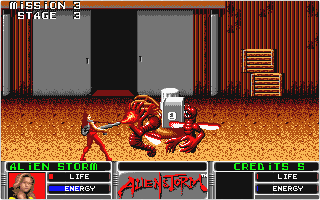 Alien Storm atari screenshot