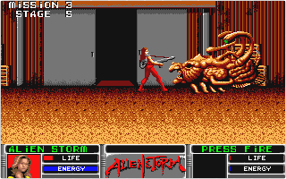 Alien Storm atari screenshot
