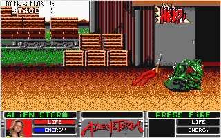 Alien Storm atari screenshot