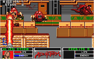 Alien Storm atari screenshot