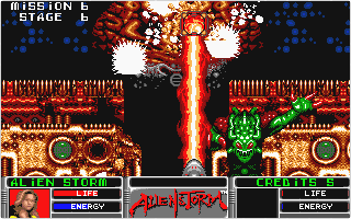 Alien Storm atari screenshot
