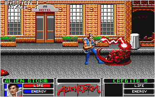 Alien Storm atari screenshot