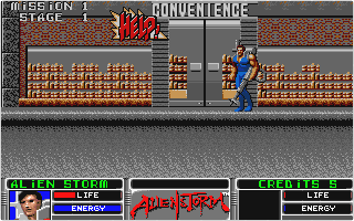 Alien Storm atari screenshot