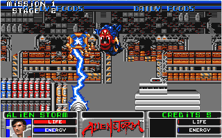 Alien Storm atari screenshot
