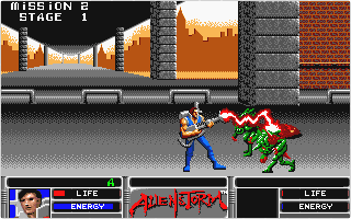 Alien Storm atari screenshot