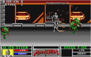 Alien Storm atari screenshot