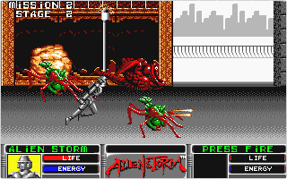 Alien Storm atari screenshot