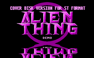 Alien Thing atari screenshot
