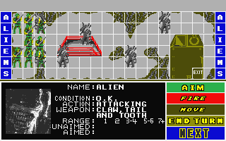 Aliens atari screenshot
