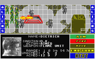 Aliens atari screenshot