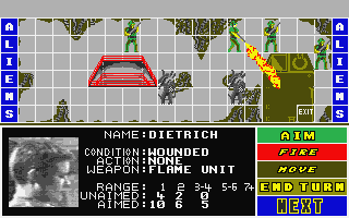Aliens atari screenshot