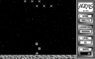 Aliens atari screenshot