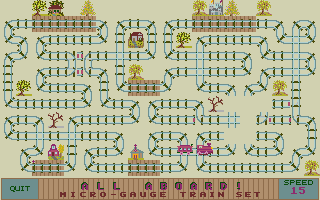 All Aboard! Micro Gauge Train Set atari screenshot