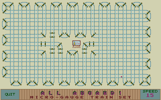 All Aboard! Micro Gauge Train Set atari screenshot