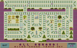 All Aboard! Micro Gauge Train Set atari screenshot