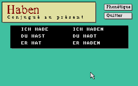 Allemand - Primaire atari screenshot
