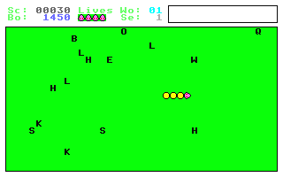 Alpha Snake atari screenshot