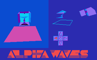 Alpha Waves atari screenshot