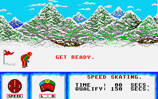 Alpine Games atari screenshot