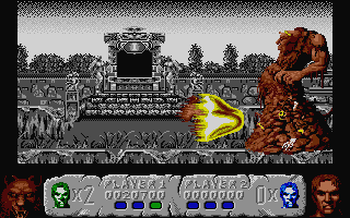 Altered Beast atari screenshot