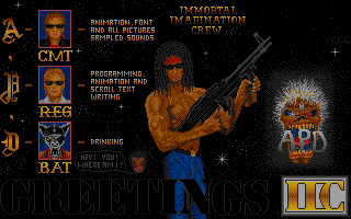 Amazing Pictures Demo atari screenshot