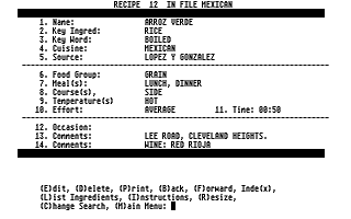 America Cooks Mexican atari screenshot