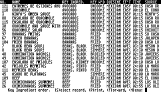 America Cooks Mexican atari screenshot