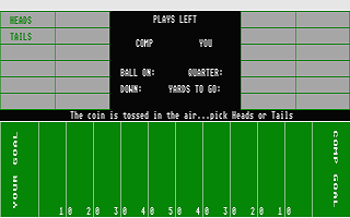 American Football atari screenshot