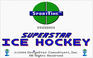 Superstar Ice Hockey atari screenshot