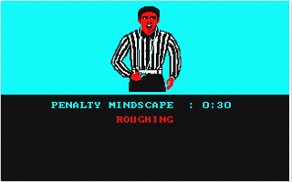 Superstar Ice Hockey atari screenshot