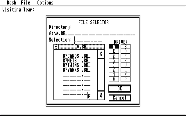 American Pastime Baseball Simulator — screenshot 1