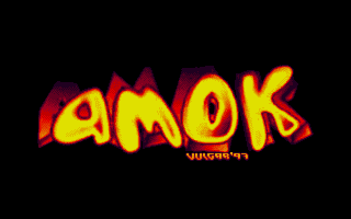 Amok Demo atari screenshot
