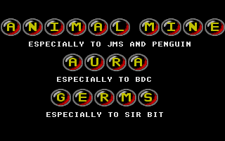 Amok Demo atari screenshot