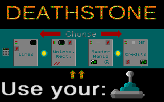 Amok Demo atari screenshot